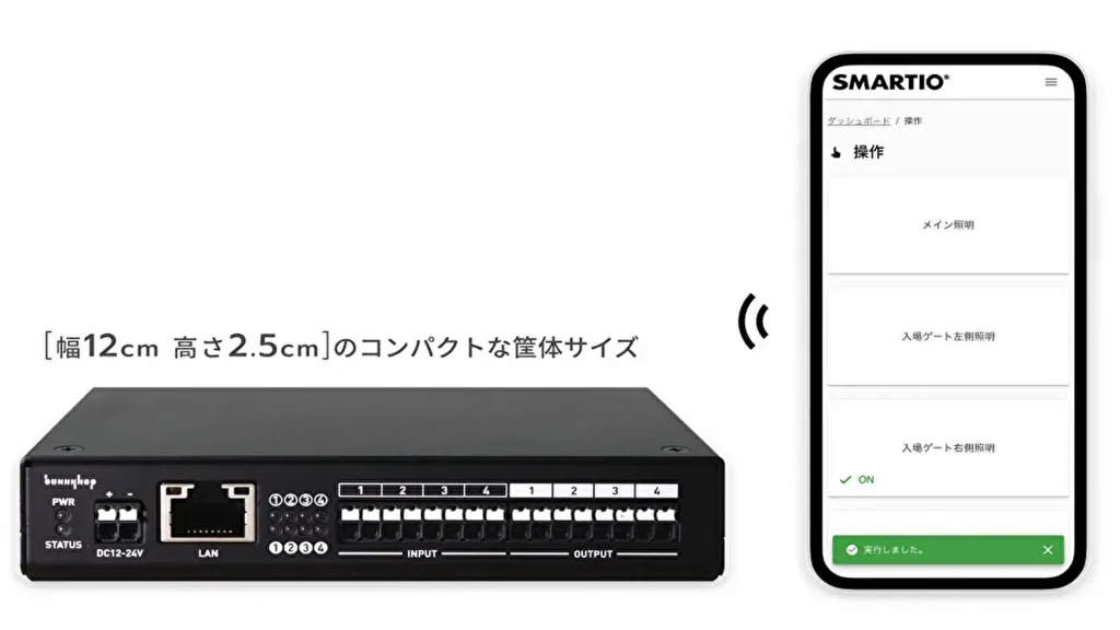 【バニーホップ】スマートフォンで遠隔操作!メンテナンス業務を改善する「SMARTIO」発売開始