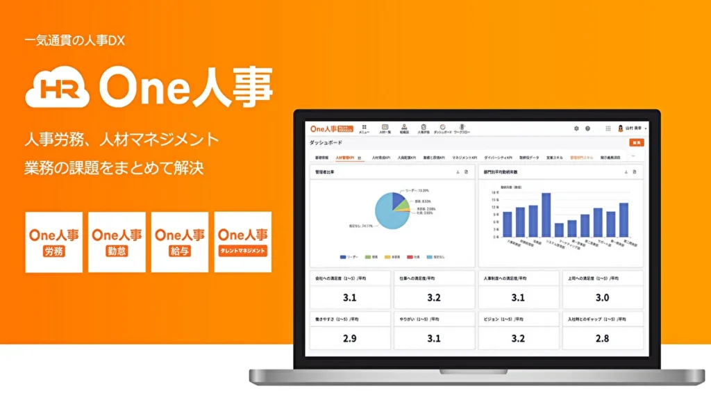 【One人事】人事業務を一気通貫で支える人材プラットフォームの「One人事」に3つの新サービス誕生