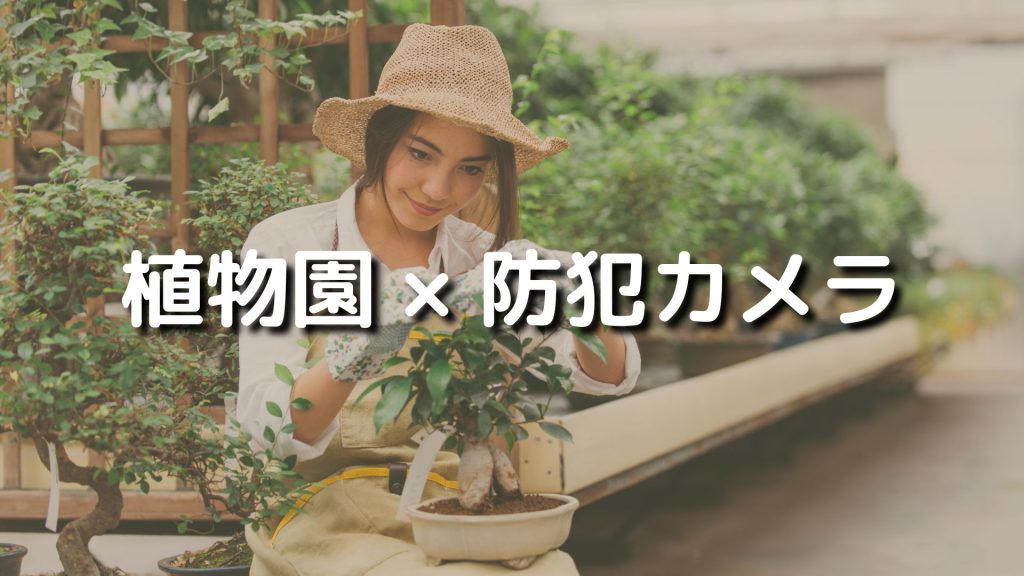 植物園で起きるトラブルを防犯カメラで対策する方法