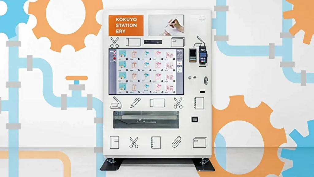 【コクヨ】よみうりランド「グッジョバ‼」エリア内に文具のIoT自販機「BUNGUSTAND」が登場